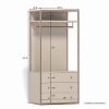 Picture of Yucaipa 3 Drawers Closet Unit with Hanging Rod