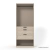 Picture of Liard Hanging Rack Closet with Accessory Drawer