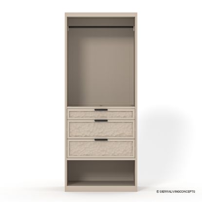 Picture of Liard Hanging Rack Closet with Accessory Drawer