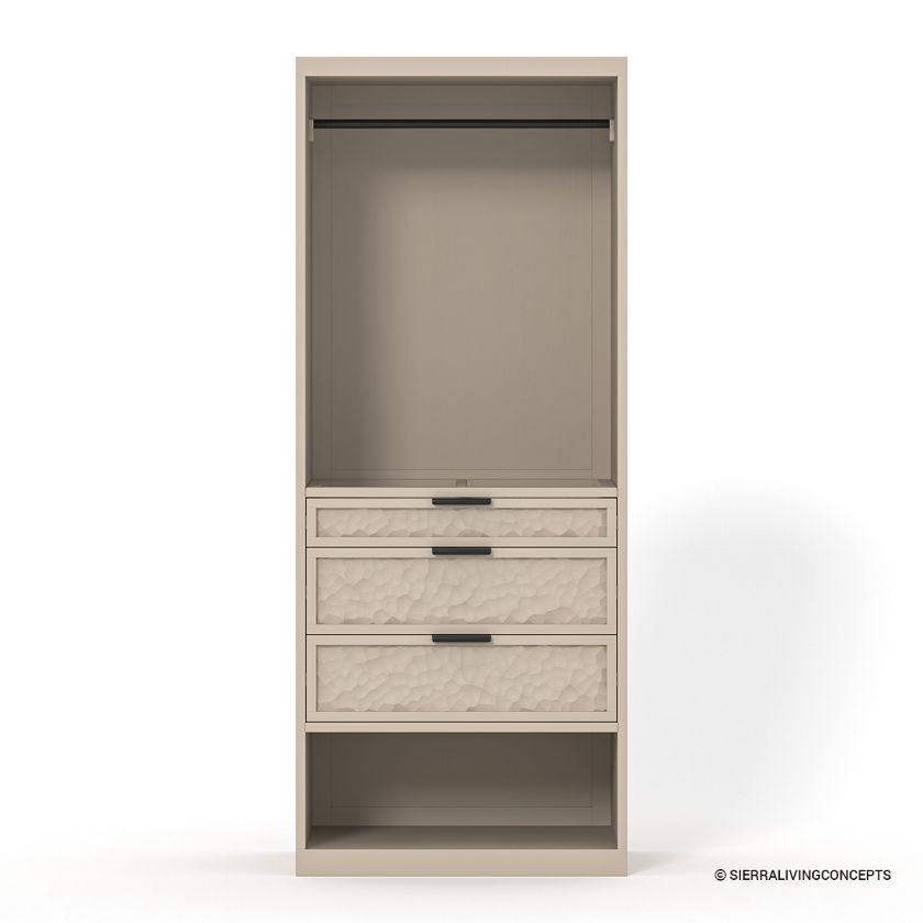 Picture of Liard Hanging Rack Closet with Accessory Drawer