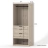 Picture of Liard Hanging Rack Closet with Accessory Drawer