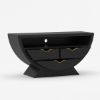 Picture of Calgary Half Moon Solid Wood Media Console (60")