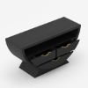 Picture of Calgary Half Moon Solid Wood Media Console (60")