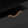 Picture of Calgary Half Moon Solid Wood Media Console (60")