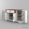 Picture of Kitchener Two Tone White Kitchen Buffet Island Cabinet