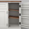Picture of Kitchener Two Tone White Kitchen Buffet Island Cabinet