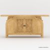 Picture of Gerrard Hand Carved Solid Wood Console Table with Storage