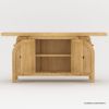 Picture of Gerrard Hand Carved Solid Wood Console Table with Storage