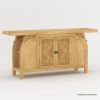 Picture of Gerrard Hand Carved Solid Wood Console Table with Storage