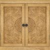 Picture of Gerrard Hand Carved Solid Wood Console Table with Storage