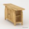 Picture of Gerrard Hand Carved Solid Wood Console Table with Storage