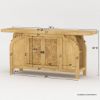 Picture of Gerrard Hand Carved Solid Wood Console Table with Storage