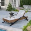 Picture of Terrace Black Modern Outdoor Chaise Lounge for Poolside