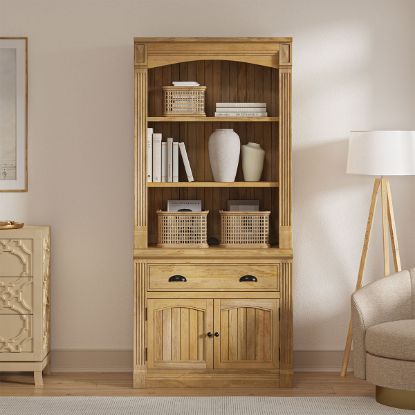Picture of Quebec Solid Wood Bookcase with Door