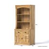 Picture of Quebec Solid Wood Bookcase with Door