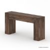 Picture of Mill Modern Rustic Wood Entryway Console Table