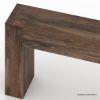 Picture of Mill Modern Rustic Wood Entryway Console Table