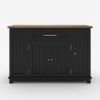 Picture of Renie Modern Black Kitchen Buffet Island Cabinet