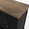 Picture of Renie Modern Black Kitchen Buffet Island Cabinet