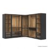 Picture of Sunol Corner Curved Double Hanging Closet Tower