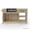 Picture of Bill Outdoor BBQ Kitchen Cart with Storage & BBQ Grill Space