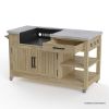 Picture of Bill Outdoor BBQ Kitchen Cart with Storage & BBQ Grill Space