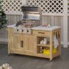 Picture of Bill Outdoor BBQ Kitchen Cart with Storage & BBQ Grill Space