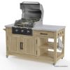 Picture of Bill Outdoor BBQ Kitchen Cart with Storage & BBQ Grill Space