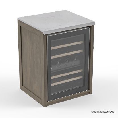 Picture of  Whitby Outdoor Kitchen Cabinet with Fridge Space