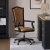 Picture of Westport Executive Leather Office Chair with Wheels