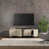 Picture of Gerrard Modern Minimalist Solid Wood Media Console Cabinet (65")
