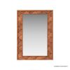Picture of Bow Modern Geometric Weave Pattern Wooden Mirror Frame
