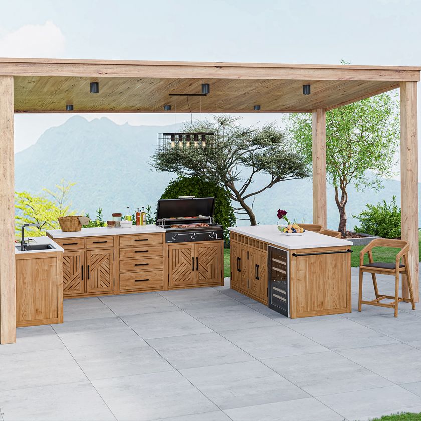 Picture of Matapedia Modular 6 Piece Outdoor Kitchen Set