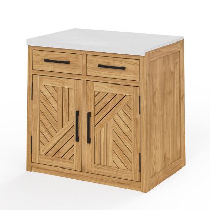 Picture of Matapedia Modular Outdoor Kitchen Storage Cabinet with Drawers