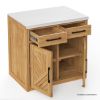 Picture of Matapedia Modular Outdoor Kitchen Storage Cabinet with Drawers