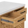 Picture of Matapedia Modular Outdoor Kitchen Storage Cabinet with Drawers