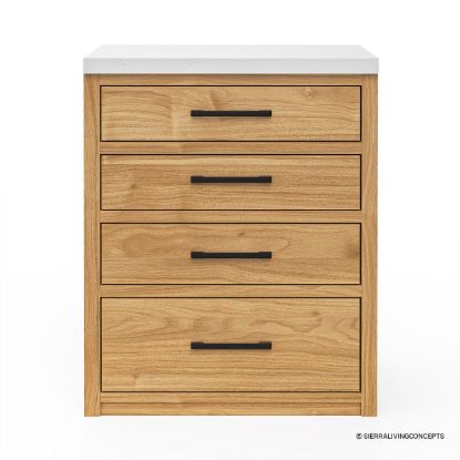 Picture of Matapedia 4-Drawer Outdoor Kitchen Cabinet