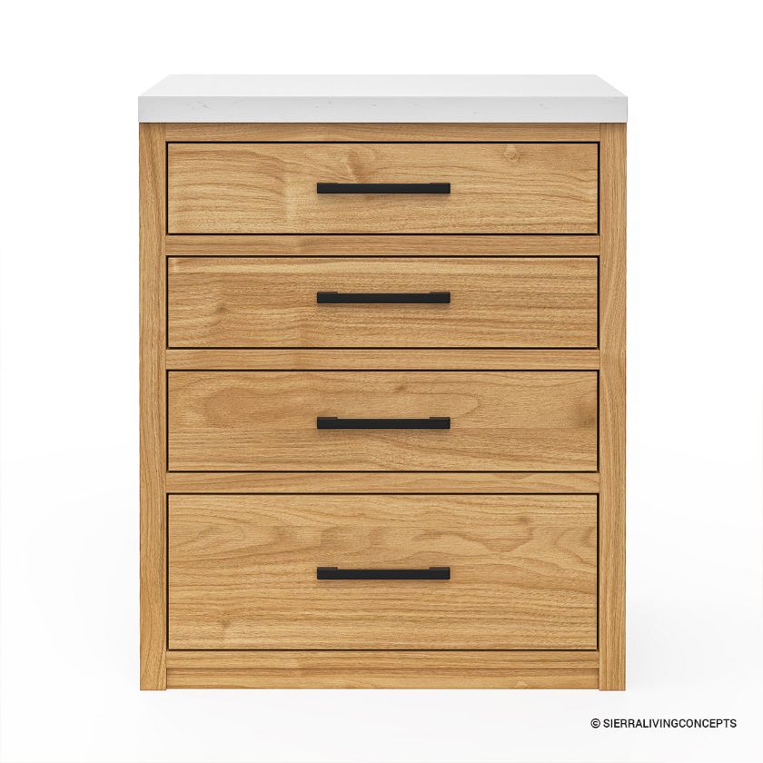 Picture of Matapedia 4-Drawer Outdoor Kitchen Cabinet