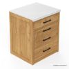 Picture of Matapedia 4-Drawer Outdoor Kitchen Cabinet