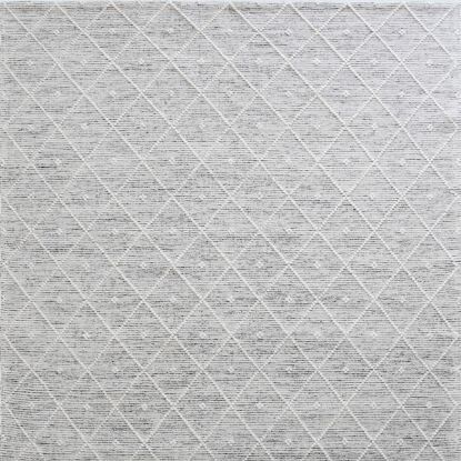 Picture of Mulgrave NZ Wool & Cotton Flatweave Gray Area Rug