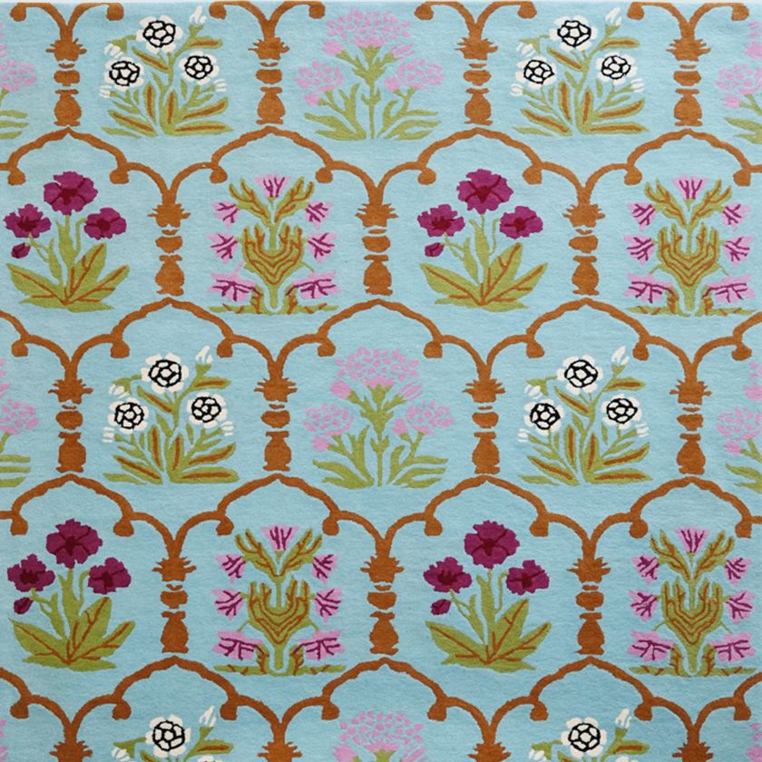 Picture of Oshawa New Zealand Wool Hand Tufted Floral Rug