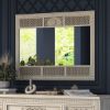 Picture of Pittsburg Hand Carved Solid Wood Mirror Frame