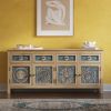 Picture of Robson Traditional Solid Wood Sideboard Cabinet with Drawers