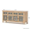 Picture of Robson Traditional Solid Wood Sideboard Cabinet with Drawers