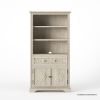 Picture of Nuala Hand Carved Solid Wood Bookcase with Door