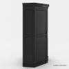 Picture of Oliver Transitional Black Corner Kitchen Pantry Cabinet