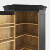 Picture of Oliver Transitional Black Corner Kitchen Pantry Cabinet