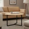 Picture of Banff Industrial Solid Wood Round Coffee Table