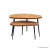 Picture of Fraser Mid Century Modern Curved Top Nesting Coffee Table
