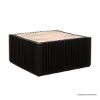 Picture of Drummondville Black Slatted Large Square Coffee Table